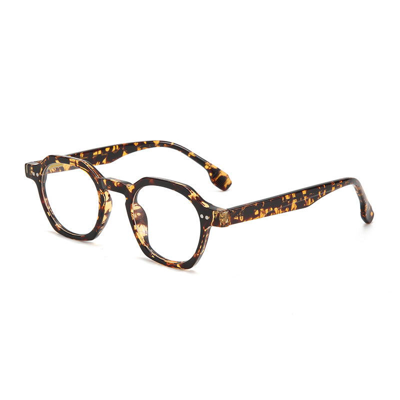 Women's Fashionable Polygonal Retro Artistic Glasses