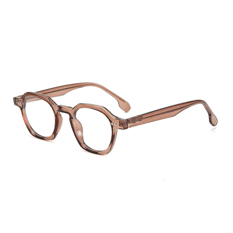 Women's Fashionable Polygonal Retro Artistic Glasses
