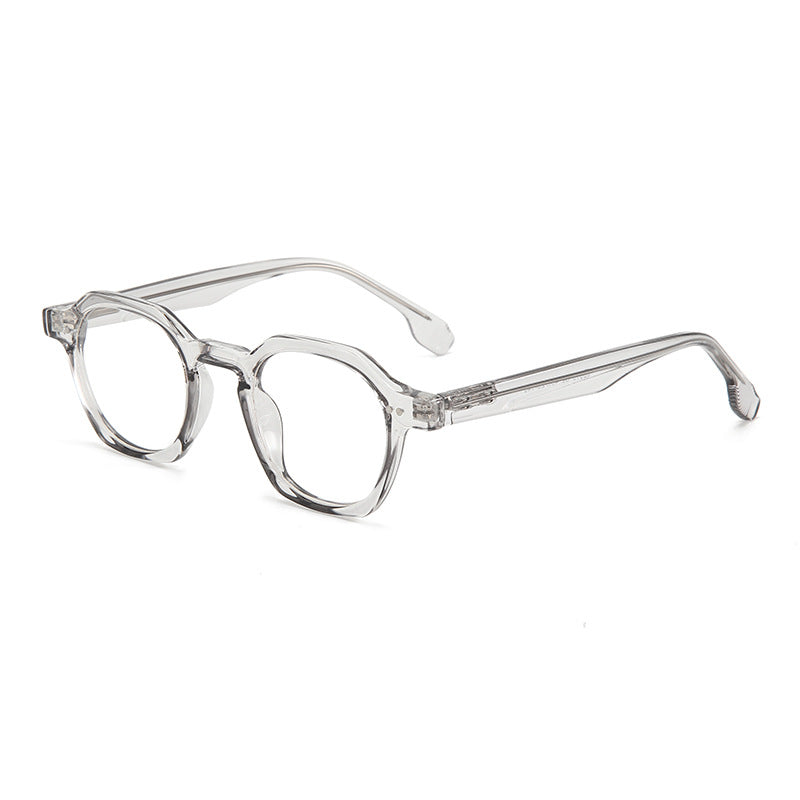Women's Fashionable Polygonal Retro Artistic Glasses