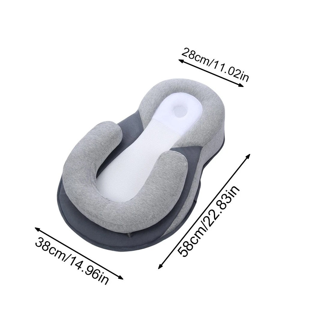 Baby Bed Acid Reflux With Strap, Baby Bed For Reducing Spit-Up, Anti Reflux HOT